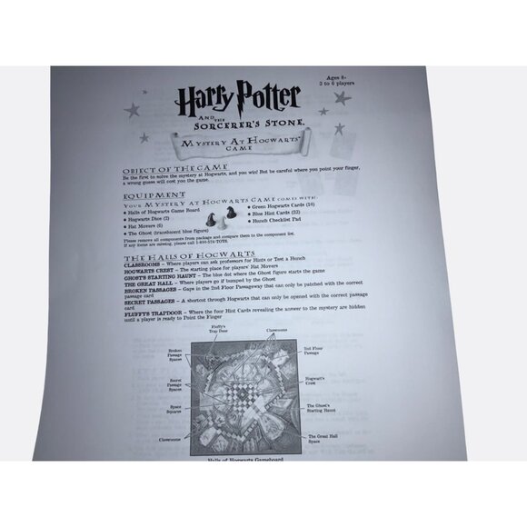 Harry Potter Mystery At Hogwarts Game Ages 8+ Complete Board Game Adventure - Picture 4 of 9